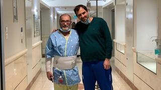 תורם הכליה גונן גלזר והנתרם רני שרוני אחרי הניתוח